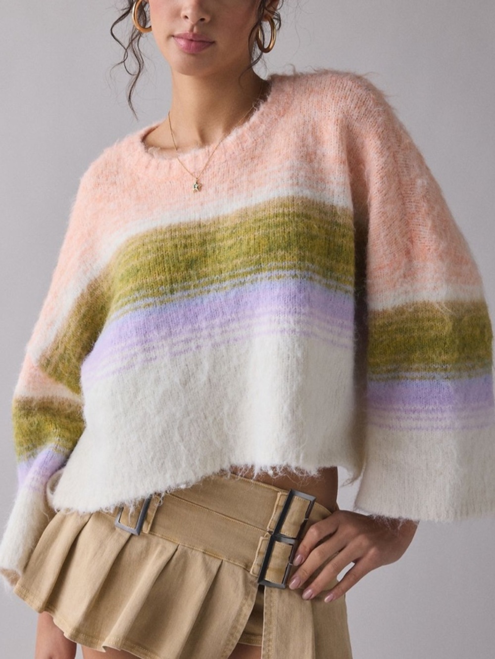 BDG Bailey brushed knit oversized pullover Sweater